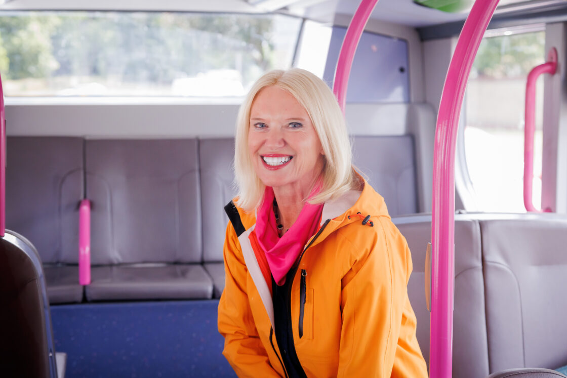 Anneka Rice – Bus Campaign