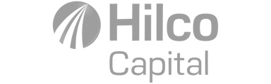 Hilco capital logo in grey